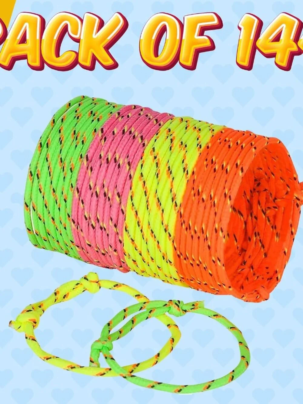 Friendship Bracelets For Kids Birthday Party Favors Pack of 144